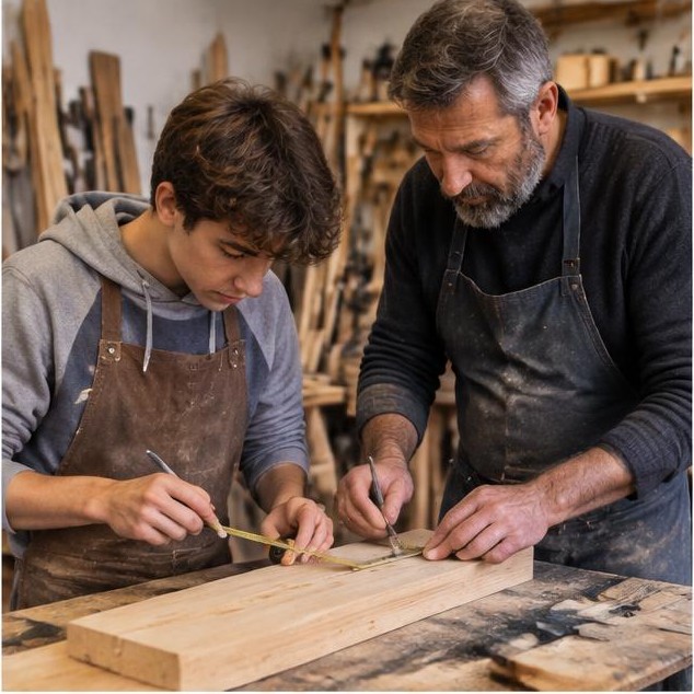 Apprendre un métier artisanal : ce qui se transmet à l’atelier