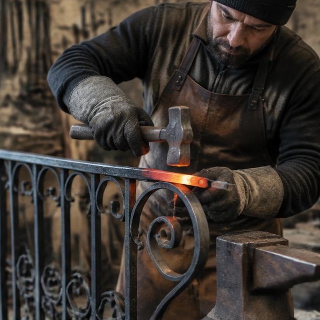 Ferronnerie sur mesure : préparer un garde-corps avec un artisan