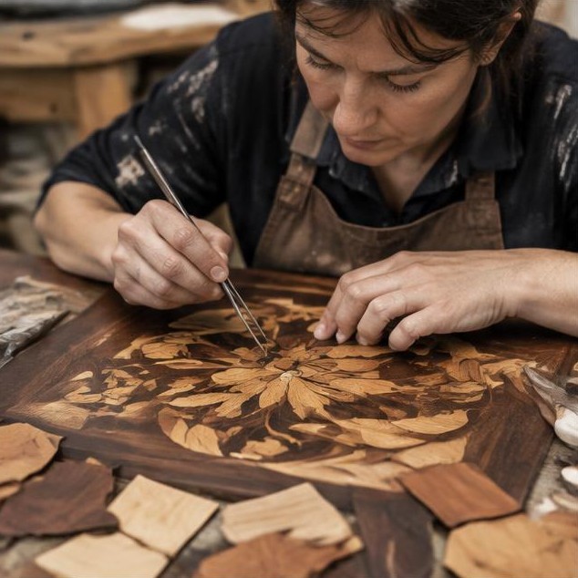 Marqueterie : commander un décor en bois vraiment personnel