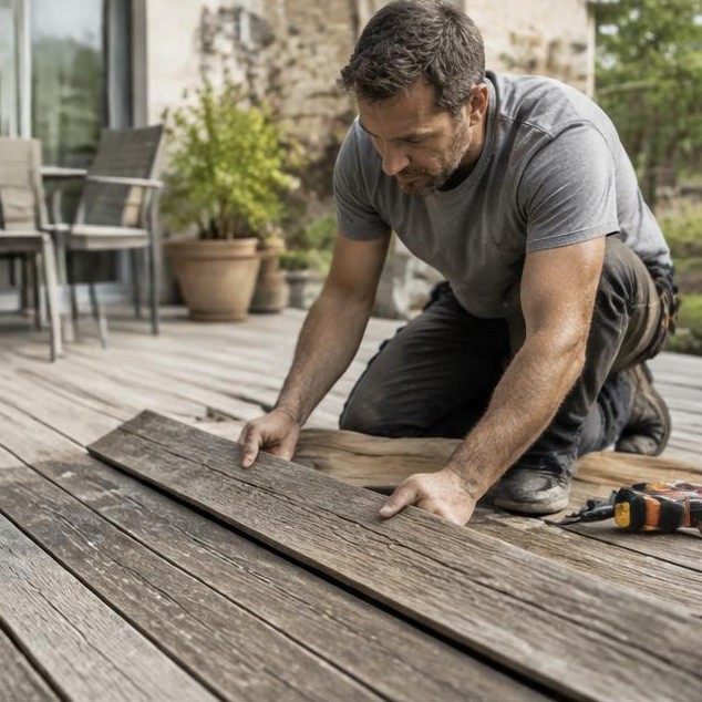Terrasse en bois : entretenir sans masquer les défauts