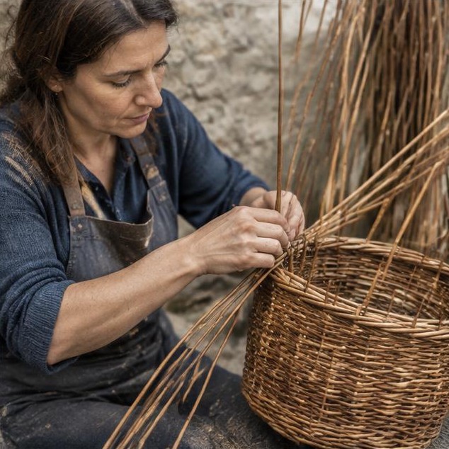 Vannerie artisanale : un panier sur mesure commence par son usage
